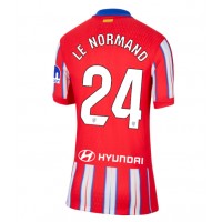 Maglia Calcio Atletico Madrid Robin Le Normand #24 Prima Divisa Donna 2024-25 Manica Corta